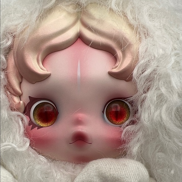 SkullPanda- Pop Mart - You Found Me! Plush Doll Pendant/Purse Charm-Ghostie NWOT - Picture 12 of 17